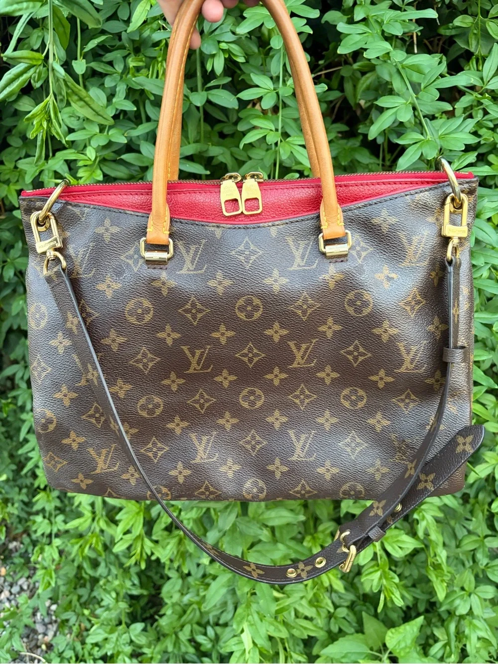 Louis Vuitton Pallas Brown Monogram Satchel